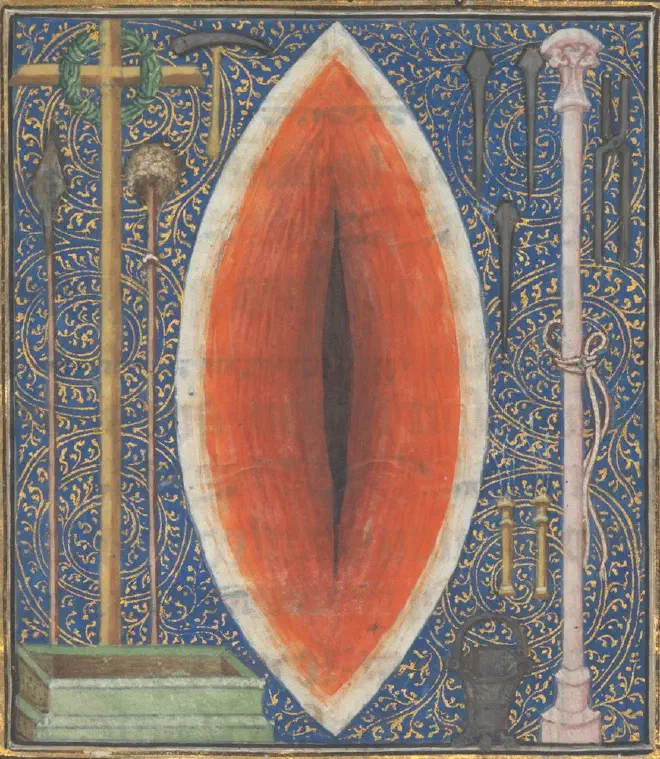 The Prayer Book of Bonne of Luxembourg, Duchess of Normandy, attributed to Jean Le Noir (before 1349). Collection of the Metropolitan Museum of Art.